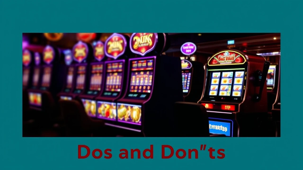 Casino Slot Etiquette: Dos and Don'ts
